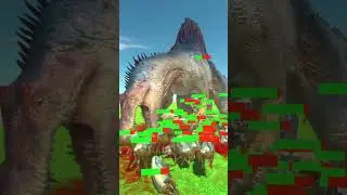 50x GOLDEN PIGS VS SPINOSAURUS - Animal Revolt Battle Simulator #dinosaur #arbs #spinosaurus  #games