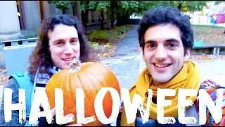 Dar Calabazas a Desconocidos - Halloween