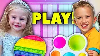 Влад и Никита и Лайк Настя ИГРАЮТ с Поп Ит и Симпл Димпл! Симпл Димпл и Поп Ит игра