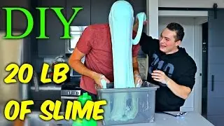 20 LB of Slime - DIY Giant Slime