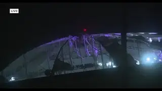 RIPPED APART: Hurricane Milton damages roof of Tropicana Field