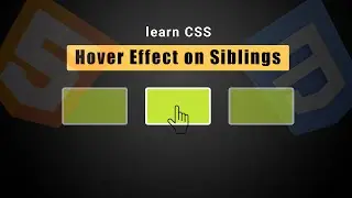 CSS Amazing Hover Effect: Hover Effect on Siblings #css #coding #videos #htmlcss