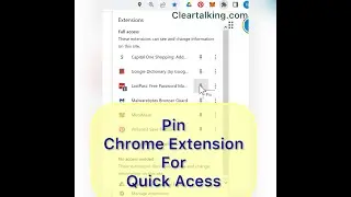 How to Access Chrome Extensions Quickly on Windows