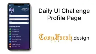 Daily UI Challenge - Profile Page