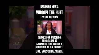 BREAKING NEWS: Whoopi the Hutt #viral #trending #whoopigoldberg #theview #fyp #fy #news #starwars