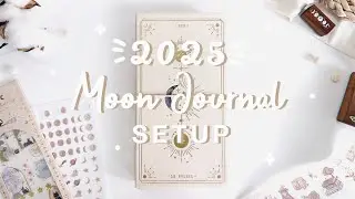 🌙 my 2025 moon journal setup (+GIVEAWAY!) // supplies, what to write, tips for beginners