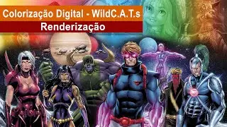 Colorização Digital - WildC.A.T.s (Renderização)