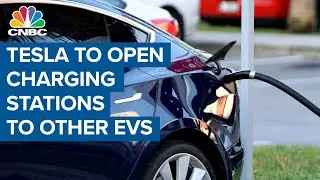 Tesla to open charging stations to other EVs