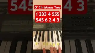 How To Play O’ Christmas Tree | Easy Piano Tutorial 