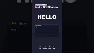 Text vs Box Shadow in CSS 