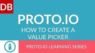 How to Create a Value From a Picker | Proto.io Prototyping Tool