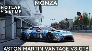 ACC | Aston Martin Vantage V8 GT3 @ Monza | Setup & Hotlap