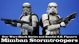 Star Wars S.H. Figuarts and Black Series Mimban Stormtroopers Hasbro Bandai Review