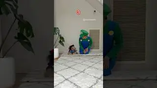 Dog and owner dressed as Mario characters race for cheese 🧀 