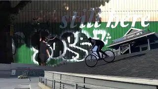 Goodbye Fixed Gear / Still Here - Ramon Antonio - bmx tricks on a track bike