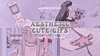aesthetic cute GIFs for editing (free)!