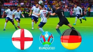 PES 2021 - ENGLAND vs GERMANY UEFA EURO 2020 - Match Gameplay PC