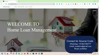 Home Loan Management Project using Spring boot, ReactJs and RestAPIs