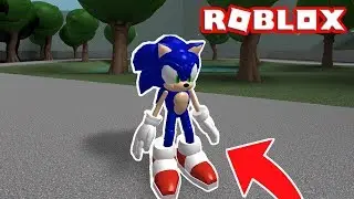 VIREI O SONIC NO ROBLOX !