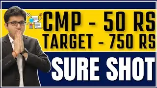 50 Rs stocks and Target 750 Rs - Multibagger stock😍 