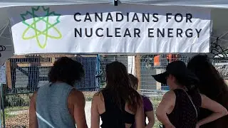 Nuclear Table Calgary Alberta 2023 Marda Gras - Stand Up For Nuclear & Canadians For Nuclear Energy