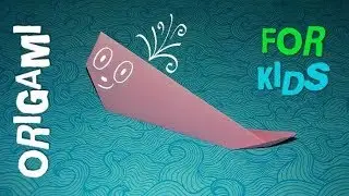 ОРИГАМИ РЫБА КИТ простая схема для начинающих и детей