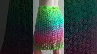 👑ЮБОЧКА КРЮЧКОМ НА ЛЮБОЙ РАЗМЕР из Yarn Art Flowers Vivid (подробно, для начинающих)./Skirt crochet.