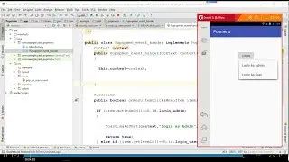 How To Create the Popup menu