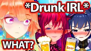 Kiara Noticed Something About Drunk IRyS and Drunk Kronii IRL 【Hololive】