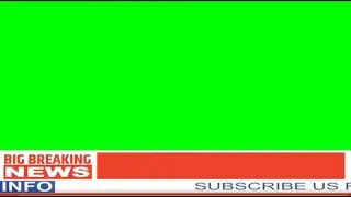 Breaking News Green Screen Frame || News Frame Green Screen || No Copyright