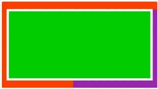green screen Boarder frame animation full screen