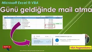 EXCEL GÜNÜ GELDİĞİNDE MAİL ATMA