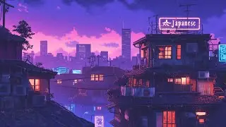 Lofi Hip Hop Beats ⏳ Retro 1980s & 90s Vibes & Nostalgic Japanese Town Ambience 🌆 Lofi Rain Playlist