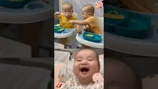 So cute 😂❤ || ladai mat karo || #cute #shortsfeed #babylaughing
