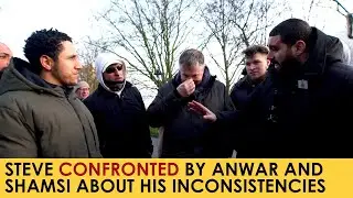 Anwar & Shamsi Confront Tommy Robinson Supporter | Speakers Corner