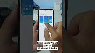 How to Setup Super Widget MIUI 14 All Xiaomi & Redmi | Enable Super Widget MIUI 14 