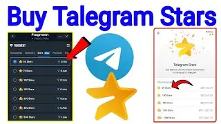 How to Buy Telegram Stars ⭐ With Ton | Buy Telegram Stars - এভাবে Buy করুন🔥 | #Buy_Telegram_Stars