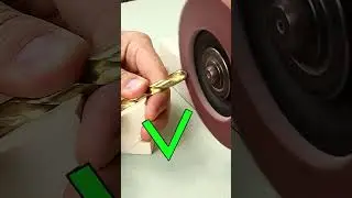 The secret of the old masters! How to sharpen a drill! 