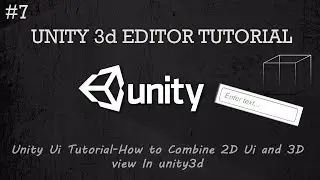 How to Combine 2D Ui and 3D view In unity3d