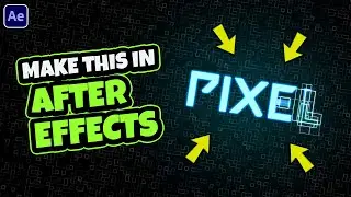 Pixel Text Animation in After Effects (No Plugins)