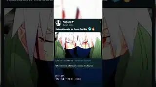 Kakashi needs a Oscar for this 🥶🔥 | 