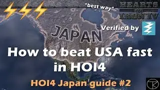 HOW TO BEAT USA FAST IN HOI4! ⚡ | HOI4 Japan Guide #2
