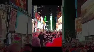 NYC Manhattan New York - Summer Evening Walk, Times Square, Travel 