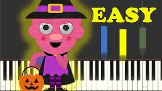 Noodle and Pals Knock Knock Trick Or Treat Piano Tutorial