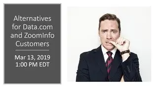 Alternatives for Data com and ZoomInfo Customers
