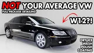Volkswagen Phaeton W12: Luxury Limousine's Stunning Transformation with Full Detailing