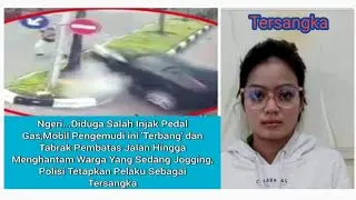 Salah injak pedal Gas mobil terbang, sangat fatal hingga orang lain jadi korban jiwa (sedang joging)