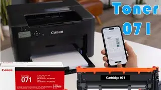 How to Replace Canon 071 071H Toner for Canon lbp122dw