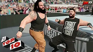 WWE 2K17 - Top 10 Finishers Swapping! Cena, Reigns, Orton & More (PS4 & XBOX ONE)