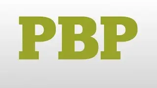 PBP meaning and pronunciation